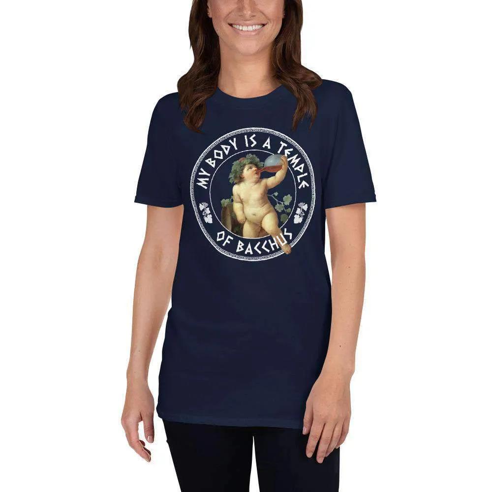 My Body Is A Temple Of Bacchus - Premium T-Shirt