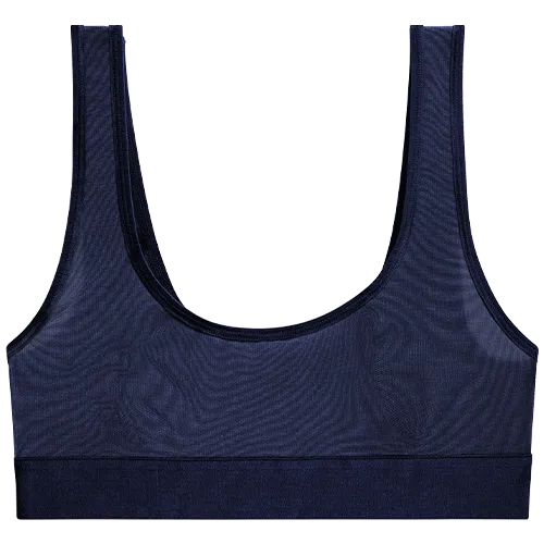 Sieve Bra Top in Navy