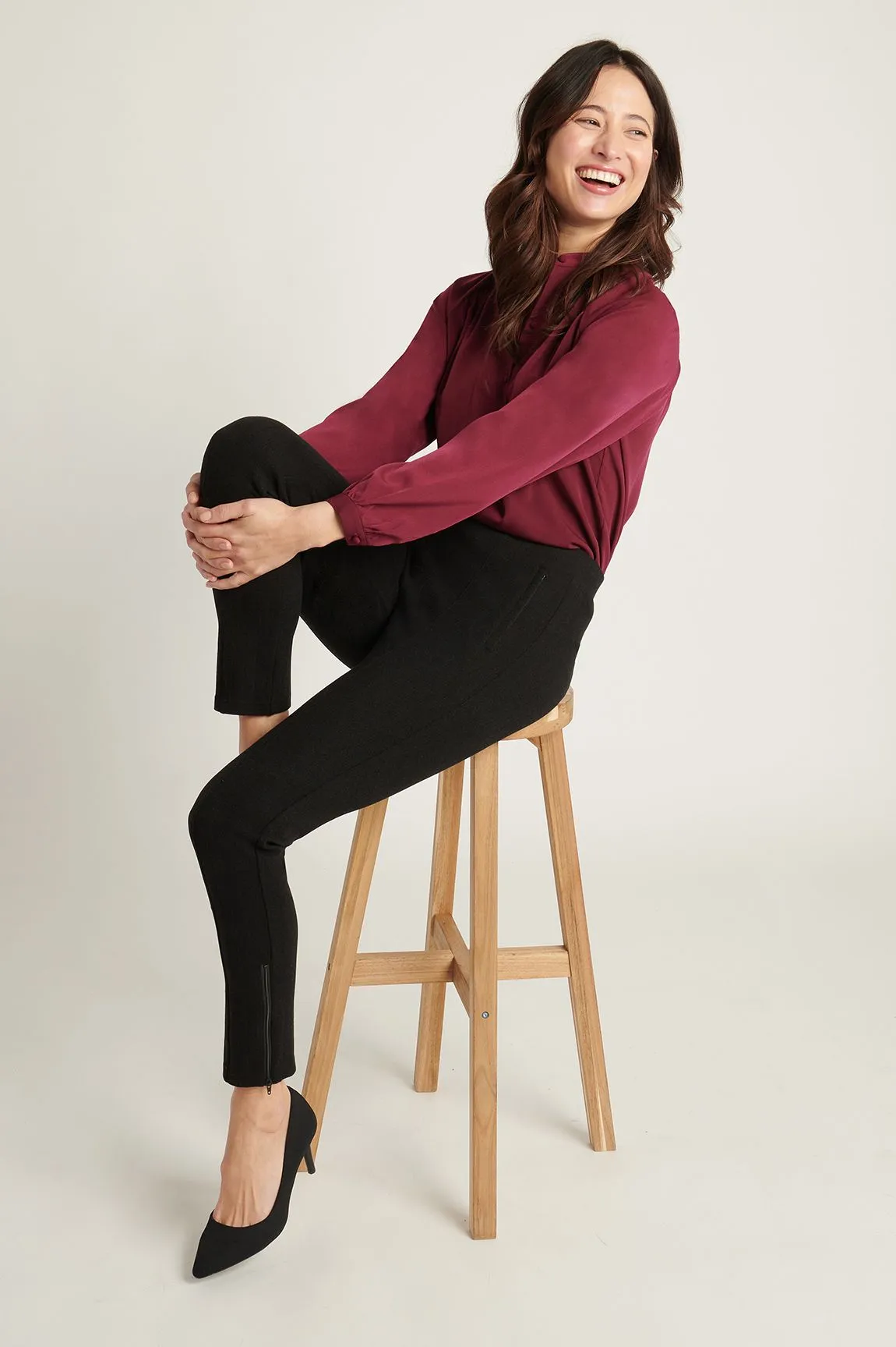 Skinny-Leg | Pencil Dress Pant Yoga Pants (Savile)
