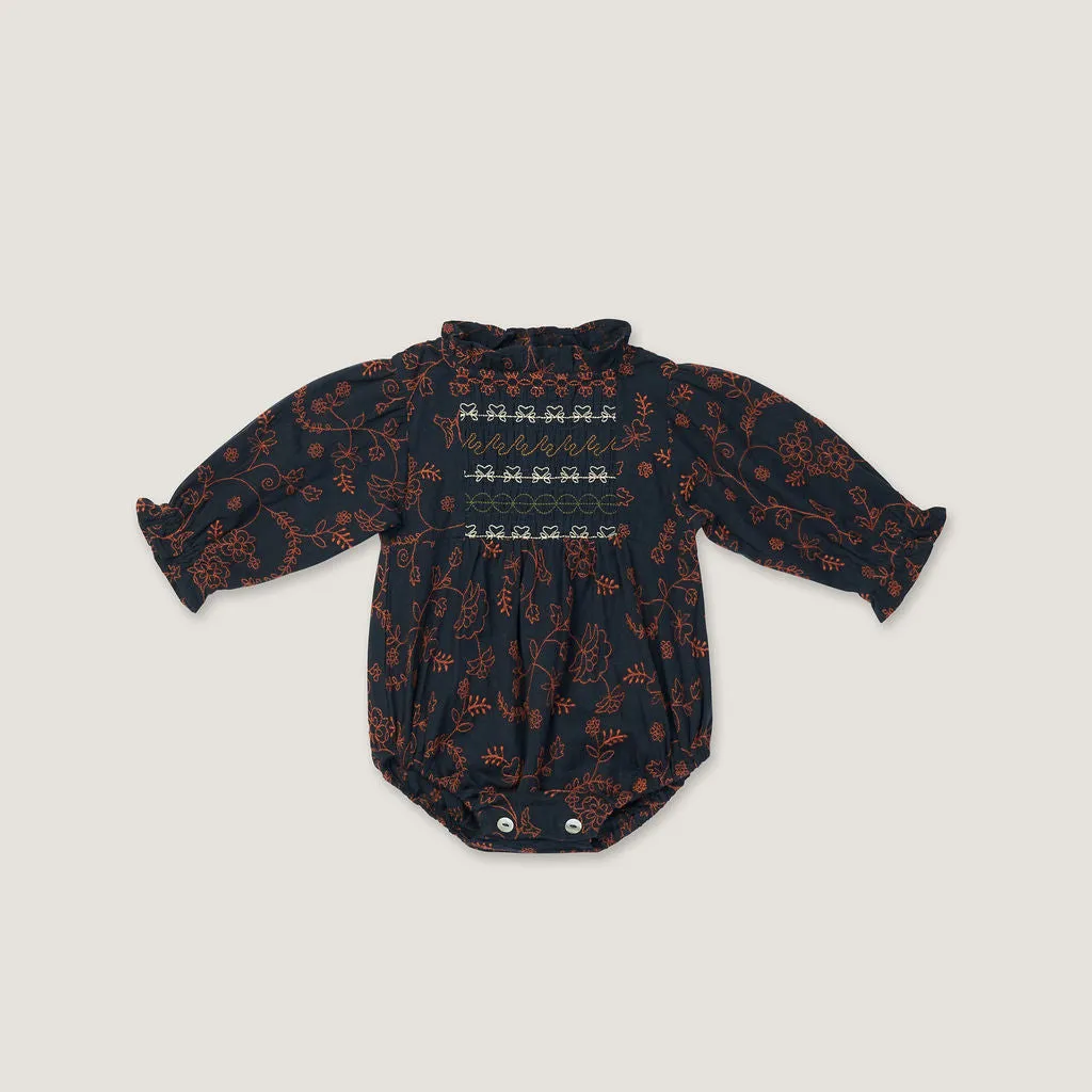 SKYE ROMPER WITH EMBROIDERY