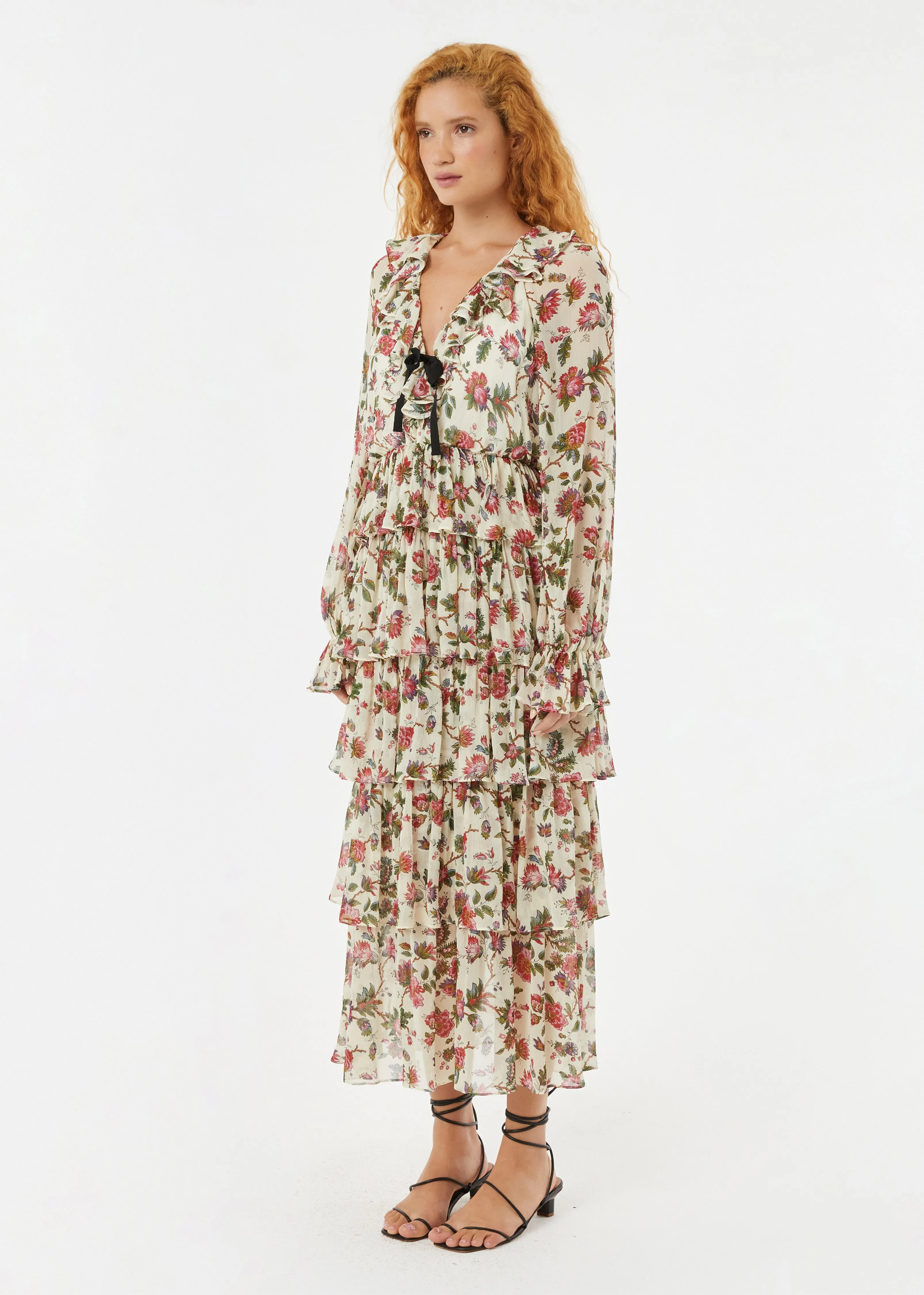 Susanna Dress | Macadamia Morlaix Fleur