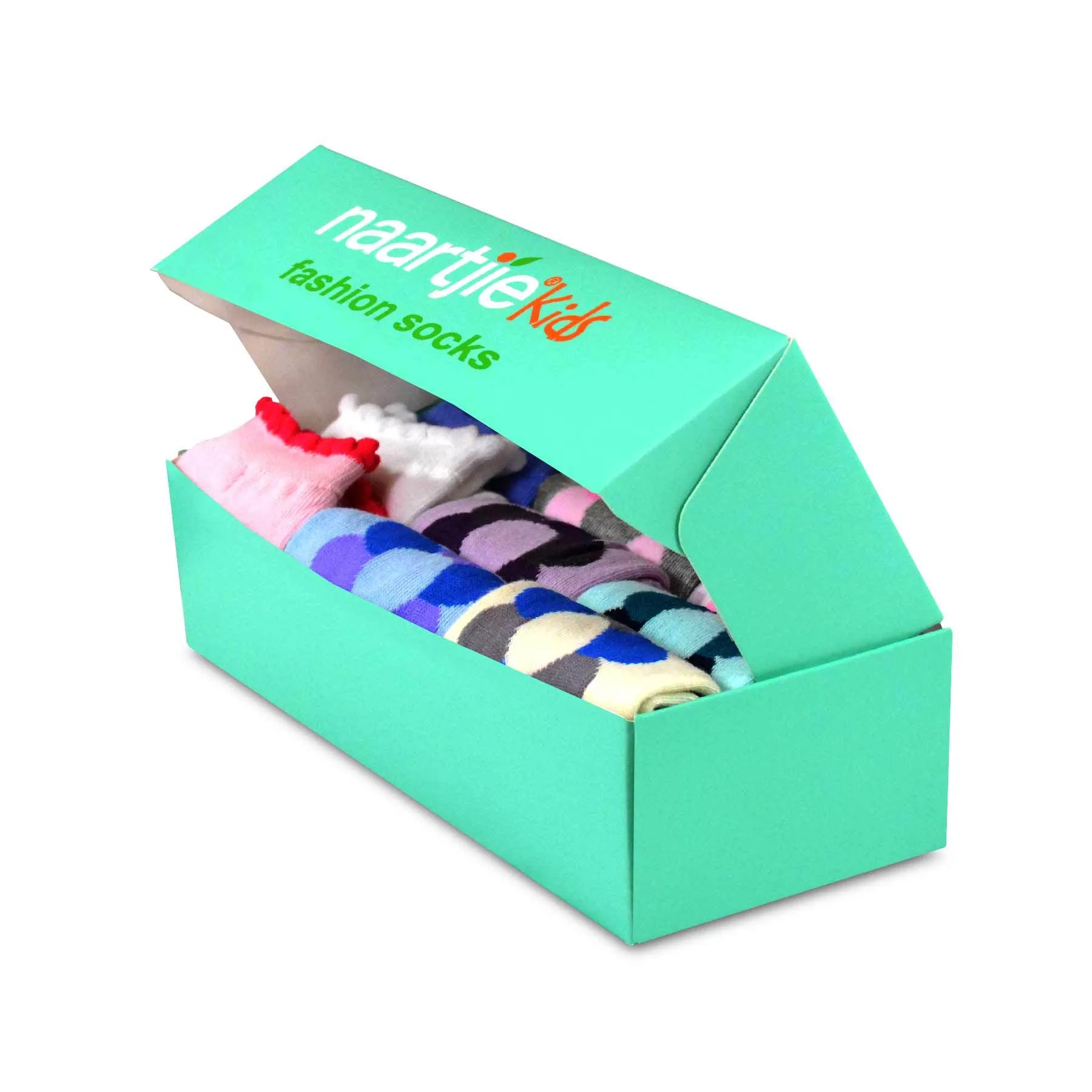 TeeHee Socks Kid's Casual Cotton Short Crew Fashion 9-Pack (71003)