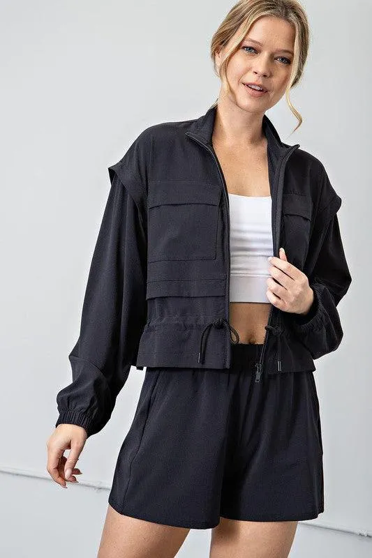 THE ATHLETIC ZIP UP JACKET (LARGE AND 3X LEFT)