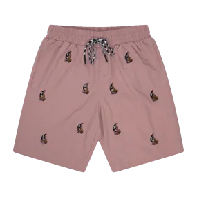 THE CLASSIC SWIM SHORTS-MAUVE