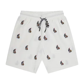 THE CLASSIC SWIM SHORTS- WHITE