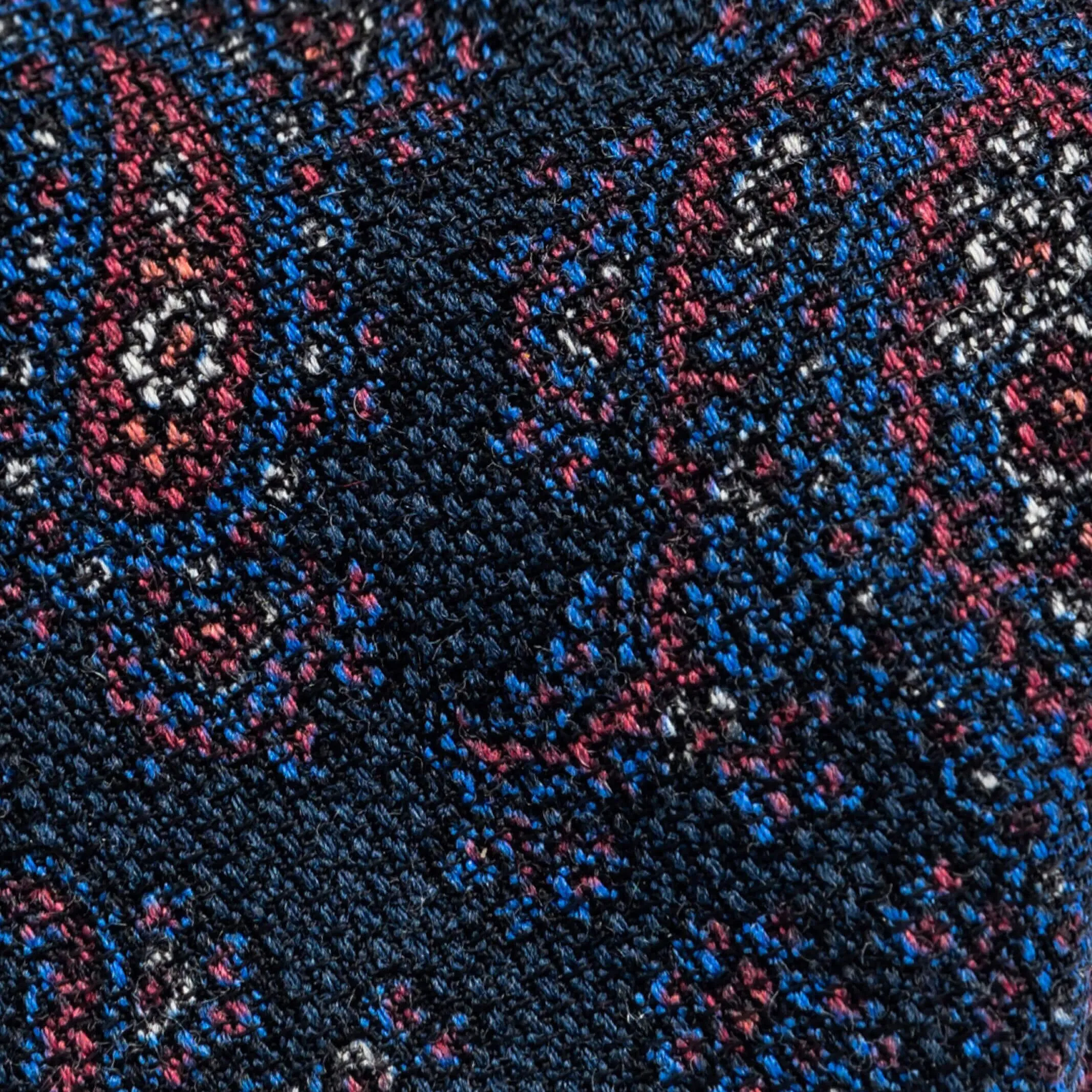 The Navy Pemberton Print Tie