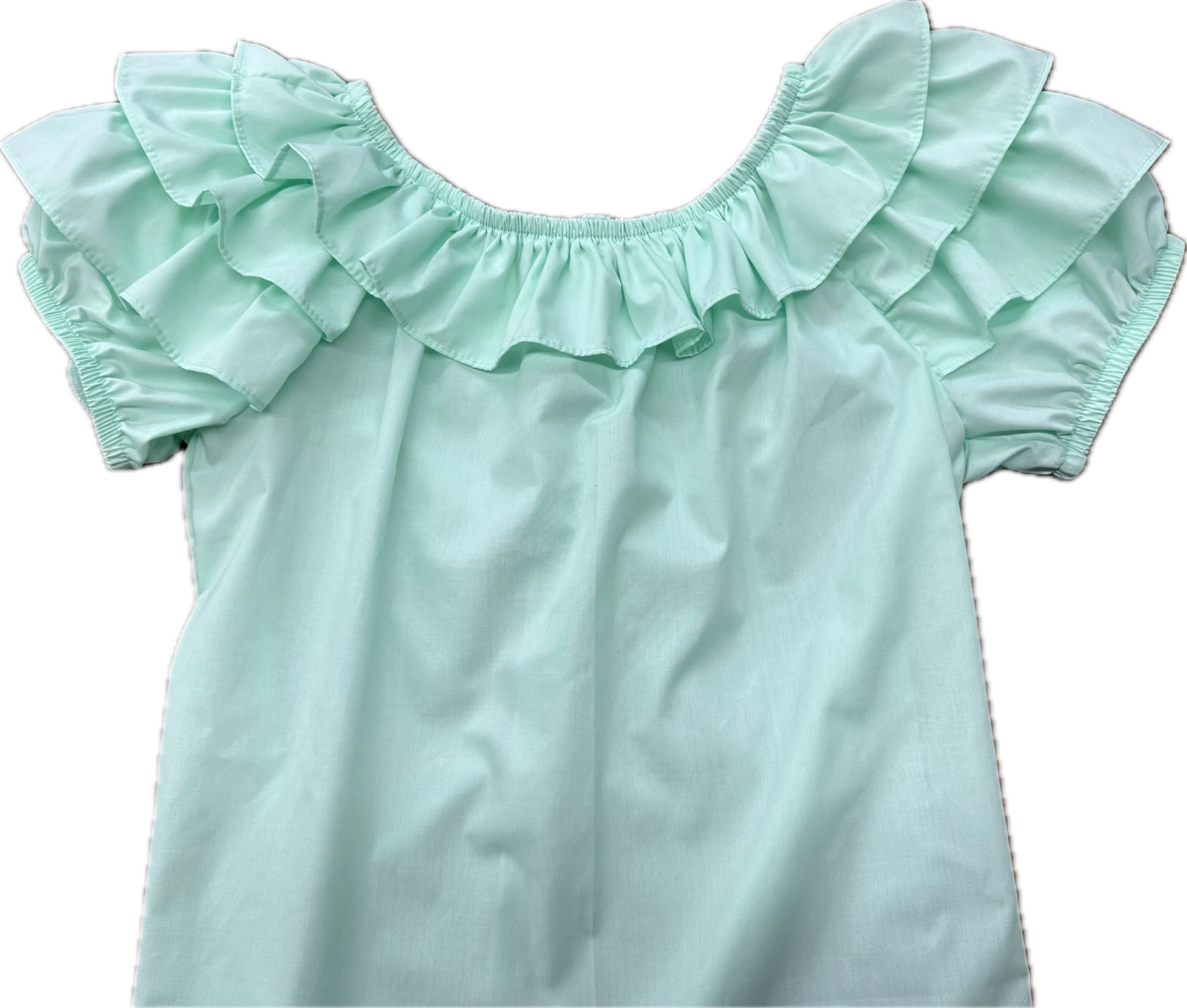 Triple Ruffle Blouse