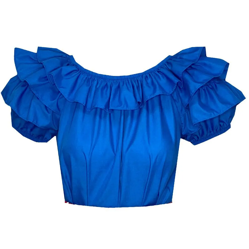 Triple Ruffle Blouse
