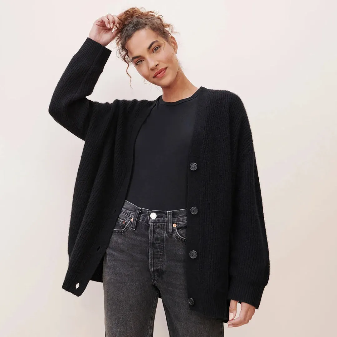Weiche Strickjacke für Frauen in bergre mit kuscheligen Schichten