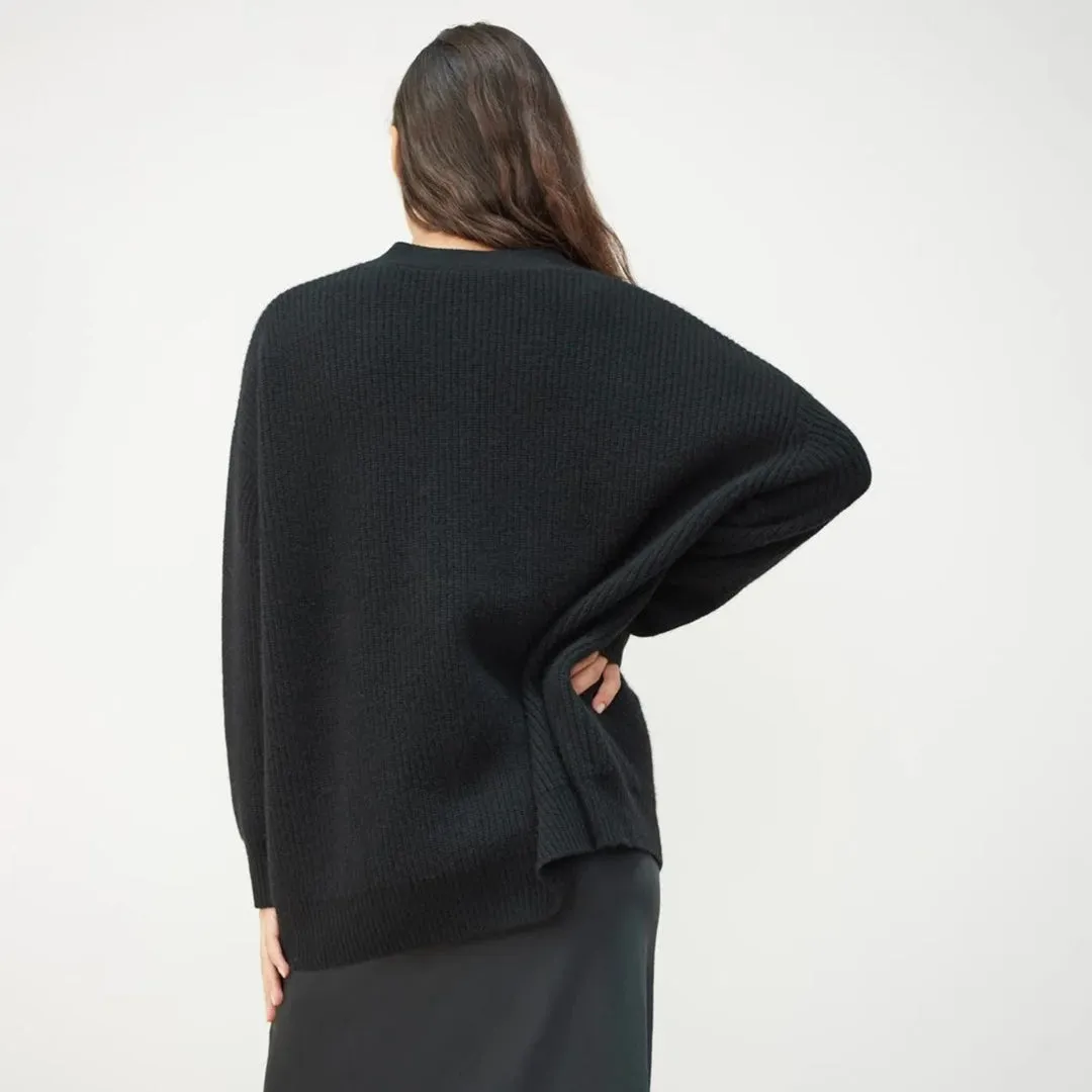 Weiche Strickjacke für Frauen in bergre mit kuscheligen Schichten