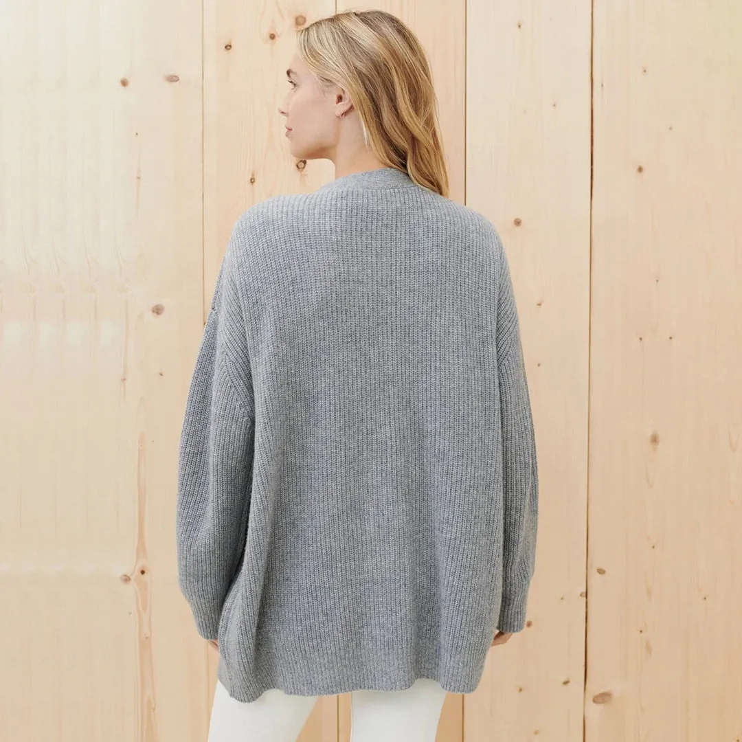 Weiche Strickjacke für Frauen in bergre mit kuscheligen Schichten