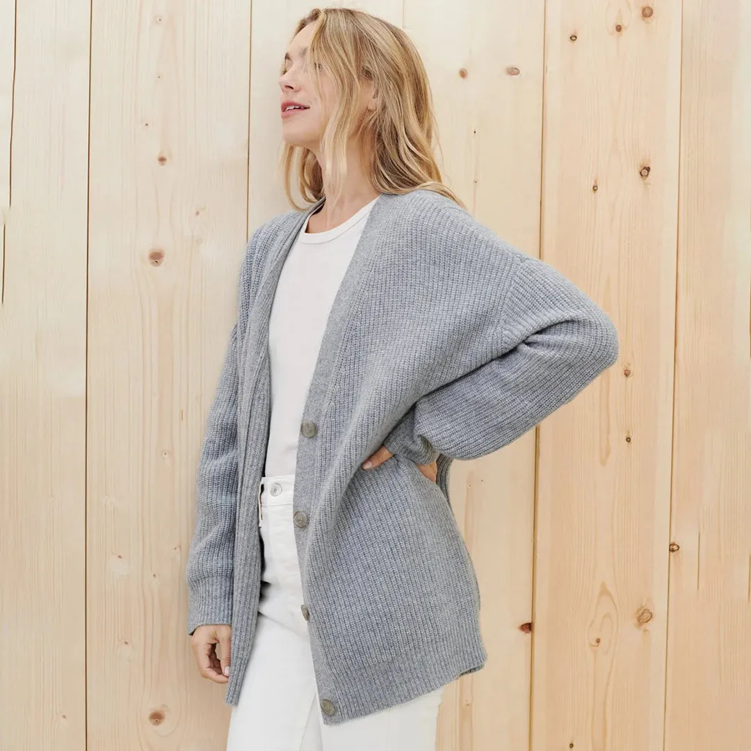 Weiche Strickjacke für Frauen in bergre mit kuscheligen Schichten