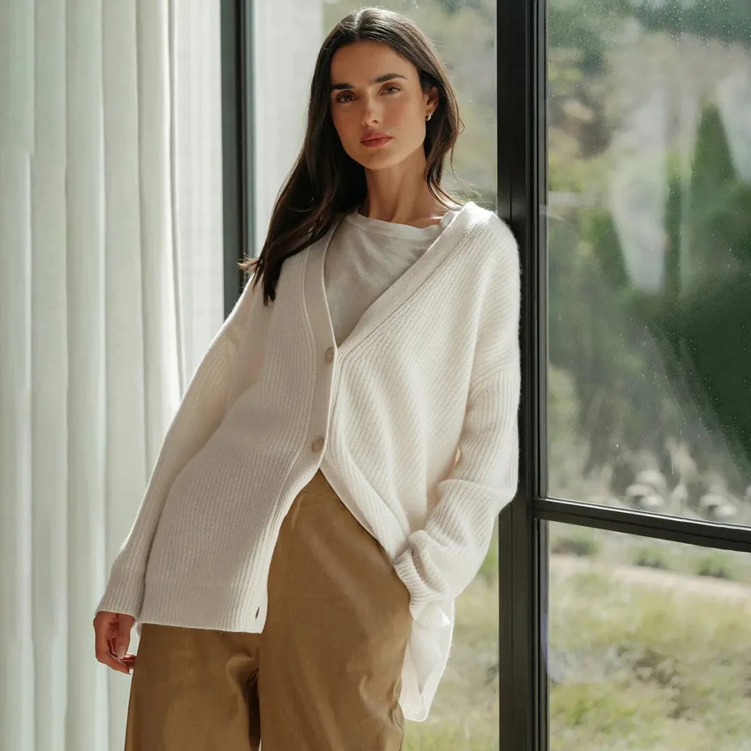 Weiche Strickjacke für Frauen in bergre mit kuscheligen Schichten